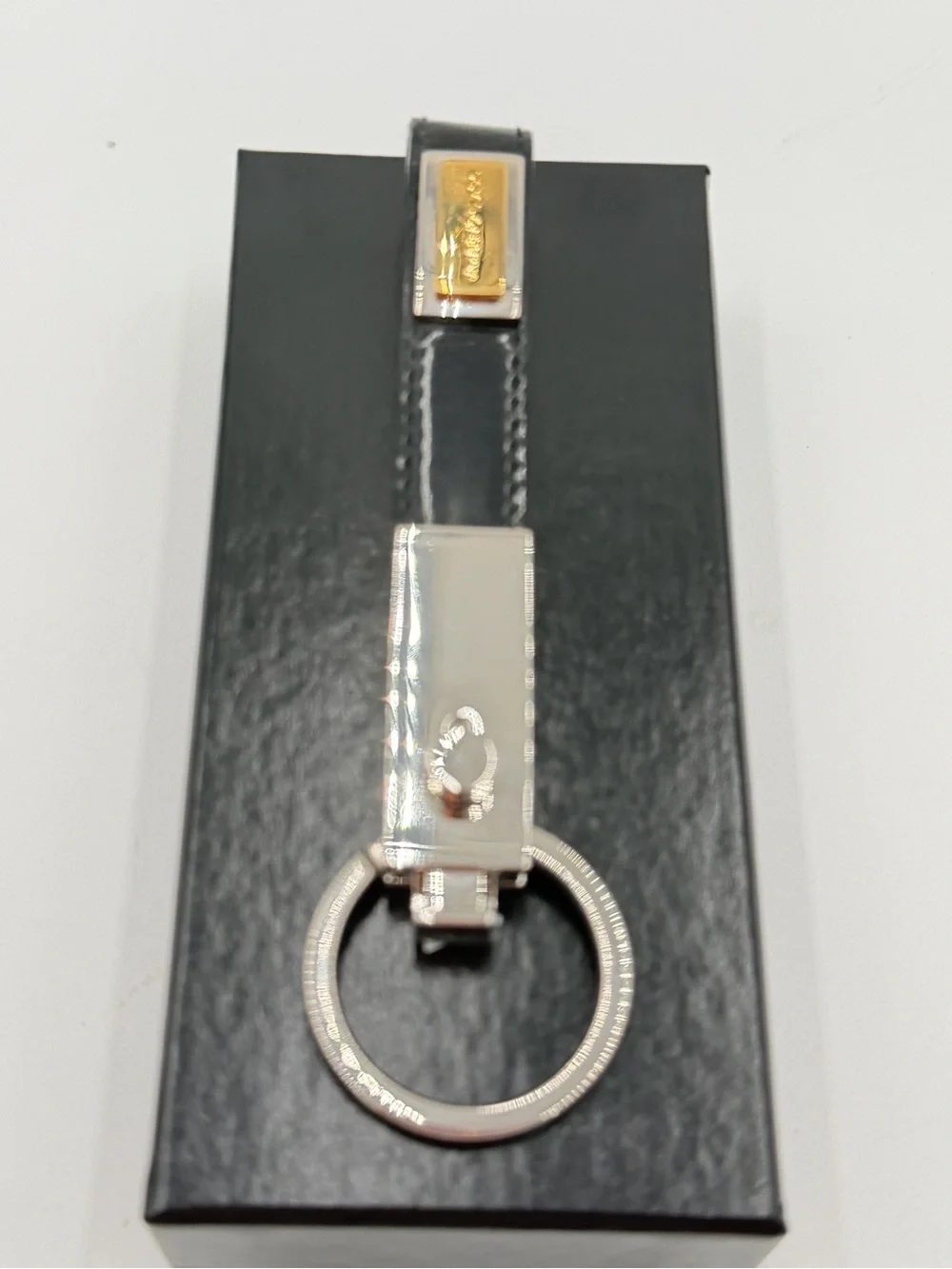 Dolce & Gabbana BP1370 Black Leather Valet Keychain Box Set